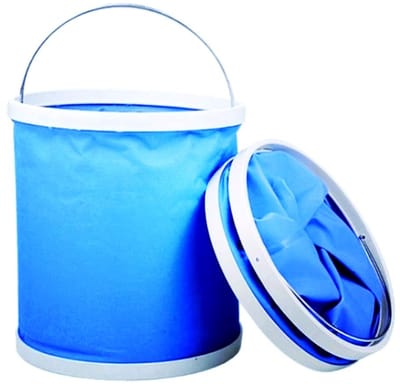 Dailygoods- Opvouwbare Emmer 9L - Draagbare Wateremmer - Lichtgewicht Camping Emmer - Waterbak voor Huisdieren - Ultralicht en Ruimtebesparend