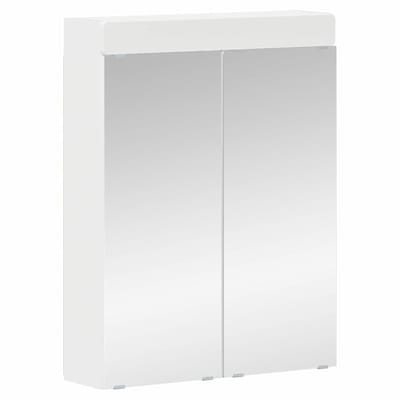 vidaXL - Badkamermeubel - Set - TULUM - 4 - st - Wit - 60 - x - 34 - x - 63 - cm - Bewerkt - hout