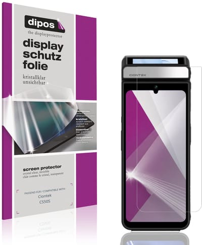 dipos – 4x Beschermfolie geschikt voor Ciontek CS50S | Krasbestendige & heldere Screenprotector Ultra-Thin