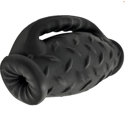 Oxballs Masterjack Stroker - Dubbelzijdig Siliconen - Black Ice