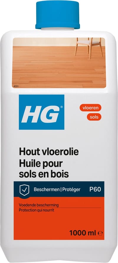 HG hout vloerolie (product 60) 1L