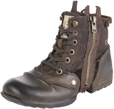 Replay RU01-0003L Clutch - Herenschoenen laarzen / laarzen - 018-dk-bruin
