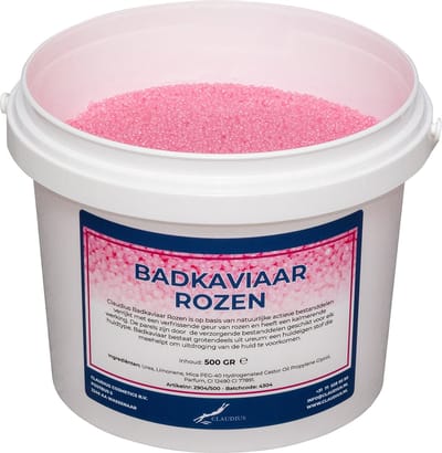 Badkaviaar Rozen - 500 gram - bad parels voor in bad