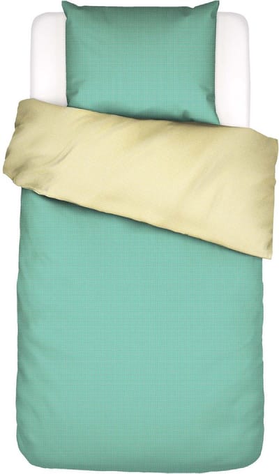 Essenza Pied De Cool Dekbedovertrek Simply green - Eenpersoons – 140x200/220 cm