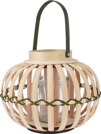 Bamboe - lantaarn -kaarsenstandaard - lantaarn windlicht - woondecoratie - tuin