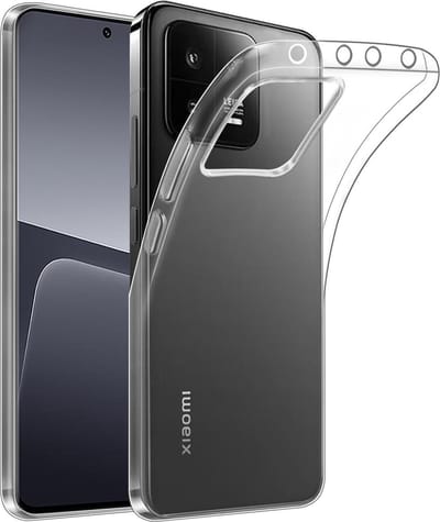 Flexibele achterkant Silicone hoesje Transparant Geschikt voor: Xiaomi 13 Pro