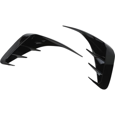 Achterbumper Luchtuitlaat Spoiler Cover voor M Sport Stijl Windmes Vervanging voor 3 Serie G20 320i 325i 330i 2019+(Piano zwart