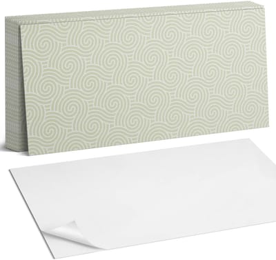 Coloray Plaktegels - Golven in een spiraalpatroon Zelfklevende Wandtegels - 40 cm x 20 cm - Romig Plaktegels - 10 stuks - Rechthoek PVC Tegels - Plaktegels Badkamer - Vloertegels Zelfklevend - Vinyl Tegels - Portugese Tegels