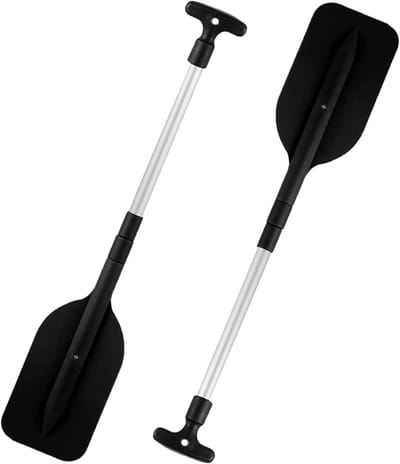 Kajakpeddel Set - Kano Peddel - Watersport - Telescopische Schacht - 20-40 inch - Zwart