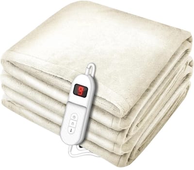 Thuys – Warmtedeken Stoel – Stoelverwarmer – Elektrisch Deken – 33 x 33 x 13cm – Creme