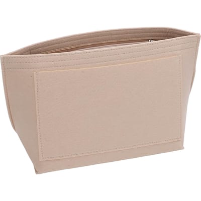 Portemonnee Organizer Inzetstuk Vilt Make-up Tas Organizer Inzetstuk Grote Capaciteit Handtas Organizer voor Handtassen L Maat Bruin bruin