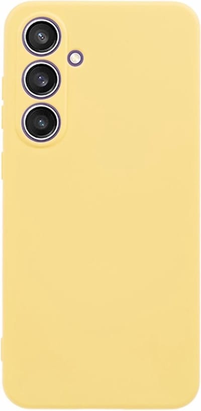 Coverup Hoesje - Geschikt voor Samsung Galaxy S24 FE Hoesje - Coverup Colour TPU Back Cover - Sand Yellow