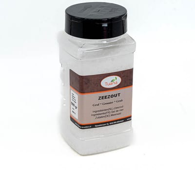 Tuana Kruiden - Zeezout Korrels Grof - Strooibus 300 Gram - MP-Z-0004