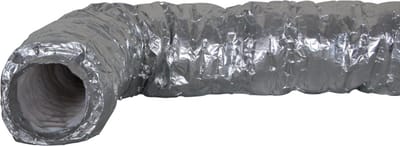 ALU geluiddempende afvoerslang Ø127mm 0,5m