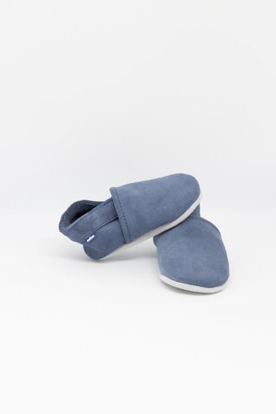 Stabifoot Babyslofjes – Zacht Leer – Cadeaudoos - Linnen zakje - Barefoot - IRIS 18 - 24
