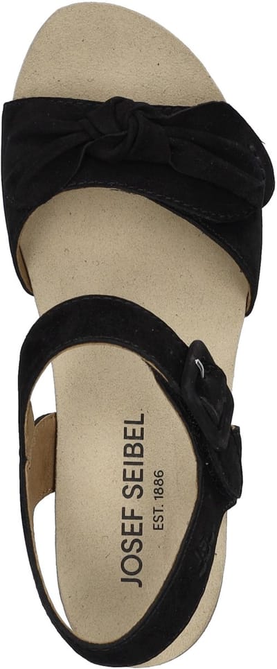 Josef Seibel - GRACE 11 - Sandalen met hakDames Sandalen - Kleur: Zwart - Maat: 38