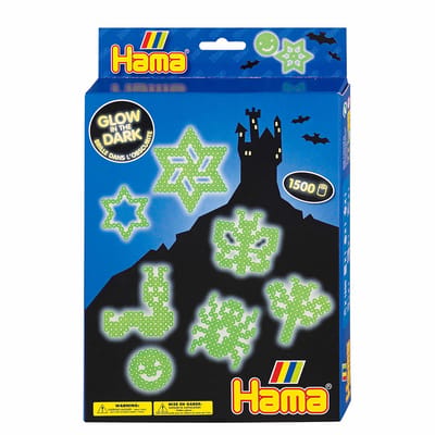 Hama Glow in the Dark Strijkkralen & -parels