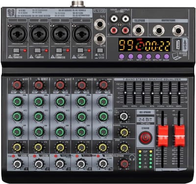 Core® DJ Controller - DJ - Controller - Zwart - 20cm x 19cm x 4cm