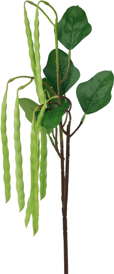 Decoratieve bonentak kunstplant groen 68cm