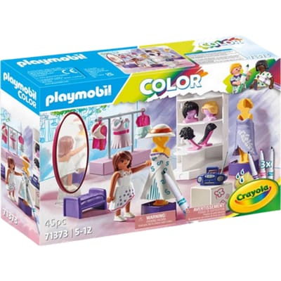 Playmobil Kleedkamer Speelset om te Kleuren met Crayola Wasbare Stiften