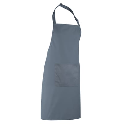 Premier Dames/Dames Kleuren Bipschort Met Zak / Werkkleding (Pakket van 2) (Staal)