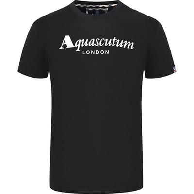 Aquascutum Heren Londen T-Shirt (Zwart)
