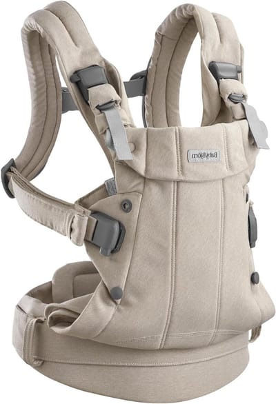 Baby Draagzak - Draagzak baby - Baby dragen - Ergonomisch ontwerp - 32-15 kg - Licht Beige