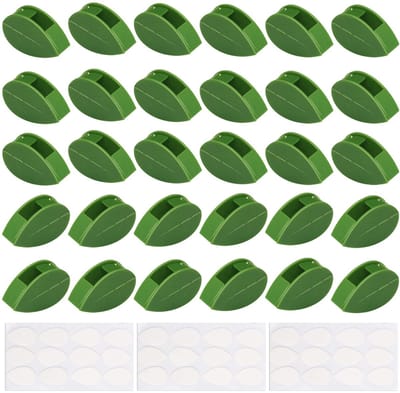 Plantenclips muur, klimplanten bevestiging wandbevestiging voor planten bladvormige rankenhouder met kleefpunt voor tuinwerk plantenondersteuning