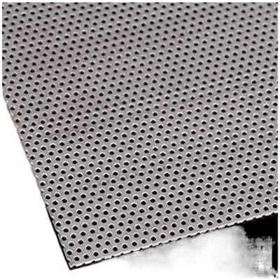 Geperforeerde Plaat - Roestvrij Staal - Projecten Organiseren - Duurzaam Materiaal - 15x15cm - Zilver