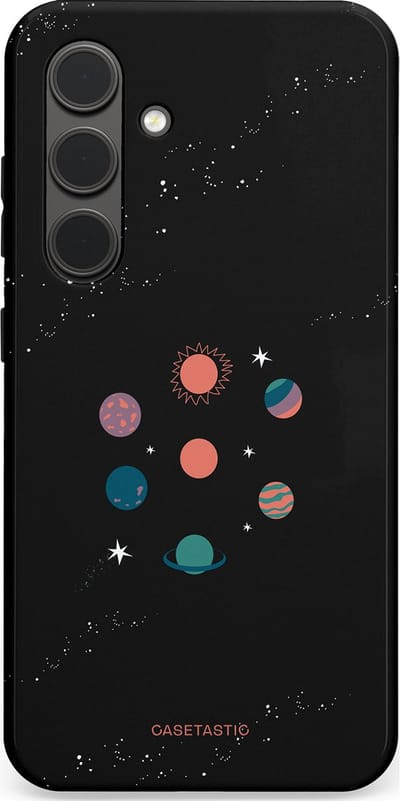 Casetastic Hoesje Geschikt voor Samsung S24 - Stijlvolle Beschermende Duo-layer Case - Universum familie