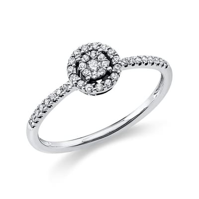 Luna Creation - 1Q217W452-5 - Ring - Dames - 585WG - Ringmaat 52