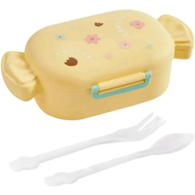 Bento Lunchbox voor Kinderen Kawaii Cartoon Studenten Schattige Kikker Sandwich Snack Voedselbox Fruitcontainer Draagbaar Picknick Vershouddoos