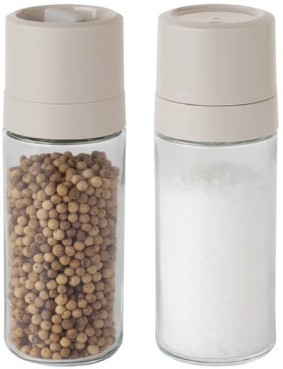 LEO 2-delige peper en zout set Balance Moonbeam - Grijs -