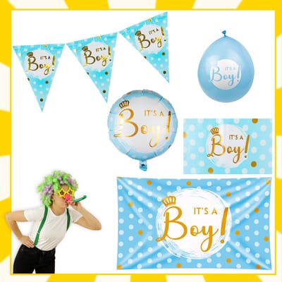 Feestpakket | Feest decoratie | Geboorte jongen