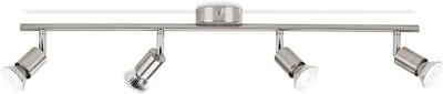 Philips Limbali opbouwspot - 4-lichts - nikkel