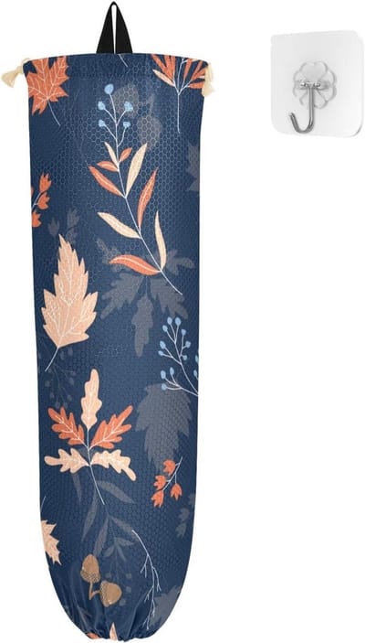 Zakhouder - Opberger Tas - Afval Sorteren - Lichtgewicht Ademend - 9 x 22 Inch - Herfstbladeren