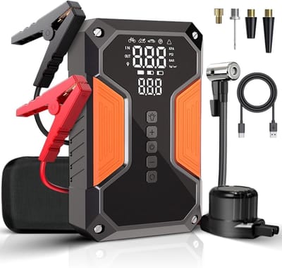 VH Supplies®Jumpstarter voor Auto - Starthulp - Accubooster - 4-in-1 - 6000A - 12V