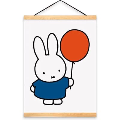 Poster A3 Nijntje ballon wit inclusief postenhanger