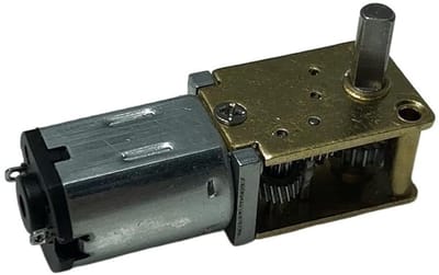 Micro Motor - Worm Transmissie - Robotica Projecten - Hoge Koppel - 3x2x1 cm - Metaal
