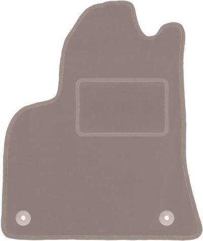 Beige bestuurdersmat voor: Peugeot 3008 I minivan (2009-2016)