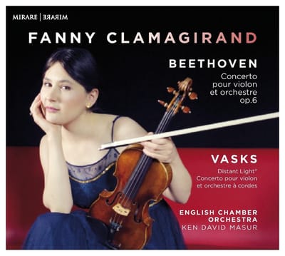Fanny Clamagirand, English Chamber Orchestra, Ken-David Masur - Concerto Pour Violon Et Orchestre Op.61 | "Tala Gaisma", Concerto Pour Violon Et Orchestre À Cordes (CD)