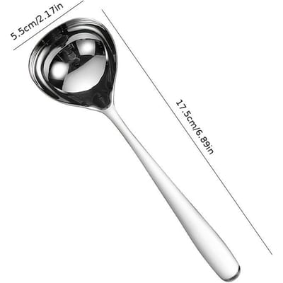 5 stuks/1 stuks 304 Roestvrij Staal Lepel Soeplepel Rijstlepel Lange Steel Tafelgerei Set Keukengerei black
