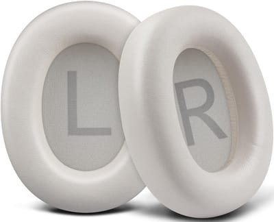 Dailygoods - SOULWIT oorkussens voor TOZO HT2/HT3 hoofdtelefoons, earpads cushions met zachter proteïneleer, geluidsisolerend schuim