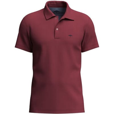 Fynch-Hatton Polo Uni Color Premium Cotton Berry / male