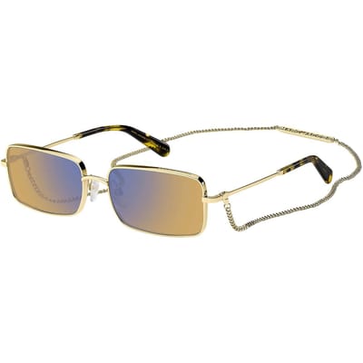 Marc Jacobs Rechthoek Dames Goud Blauw Spiegel MARC 771/N/S
