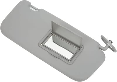 Grijze Zonnescherm voor Auto met Make-up Spiegel, Vervangend Zijzonnescherm voor GETZ 2002-2011 (Links) - Bescherming tegen Hitte en UV-straling