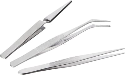 Set van 3 pincetten voor modelbouwaccessoires