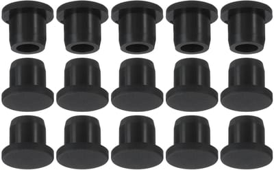 Dailygoods- Gatplug 11mm Diameter - Siliconen Stopper - Flexibele Stopper - Zacht - 12 Stuks - Geschikt voor 10-11mm Gat