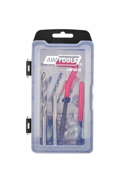AWTools - Draadreparatieset - M8x1.25mm - 30 stuks - HSS Staal