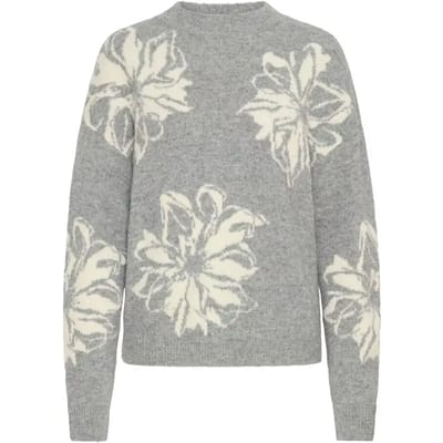 b.young BYOMEA FLOWER JUMPER 2- Dames Trui - Maat S